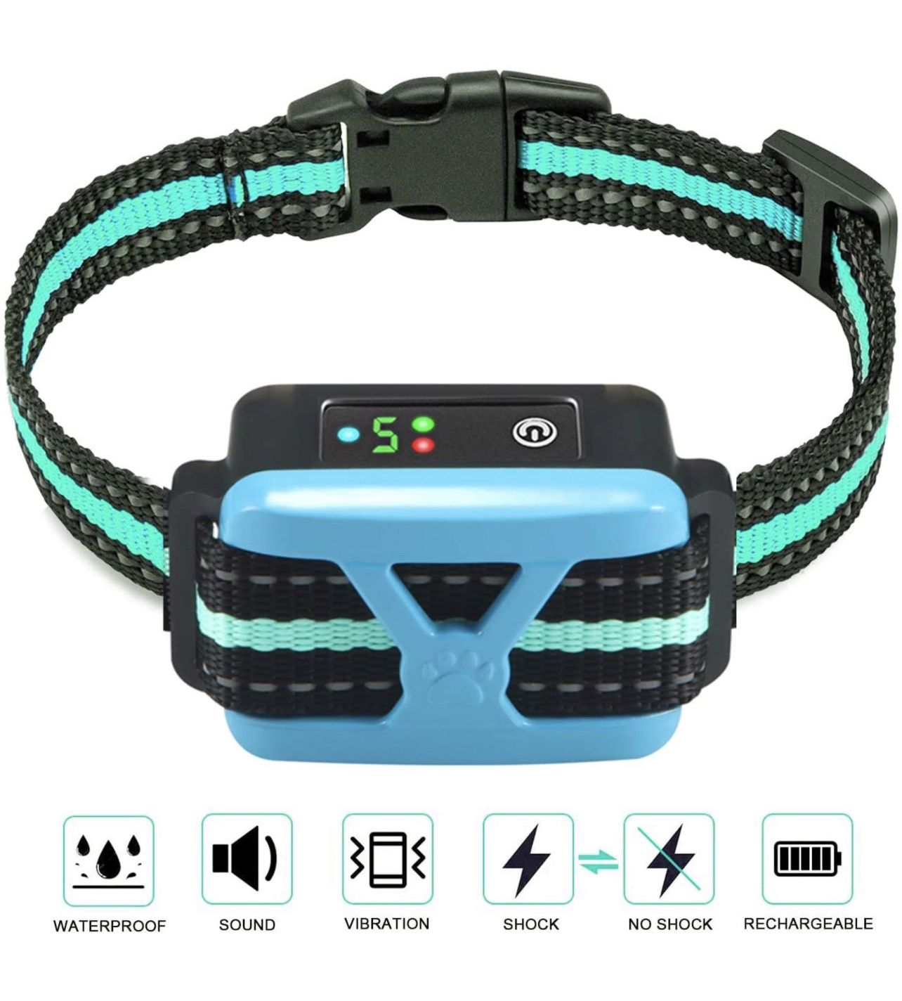 Anti Barking Collar with 5 Adjustable Levels - photo 2