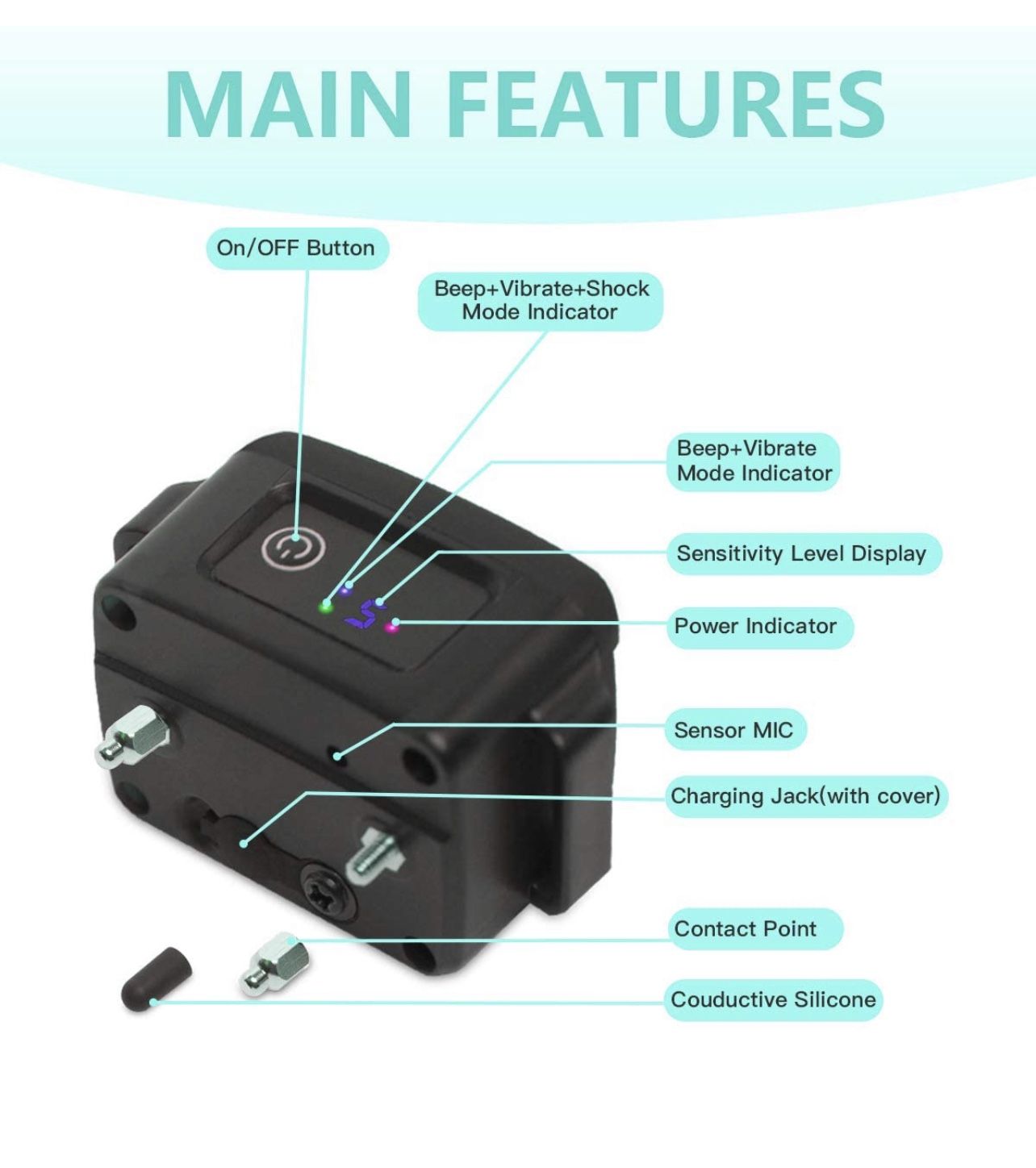 Anti Barking Collar with 5 Adjustable Levels - photo 3