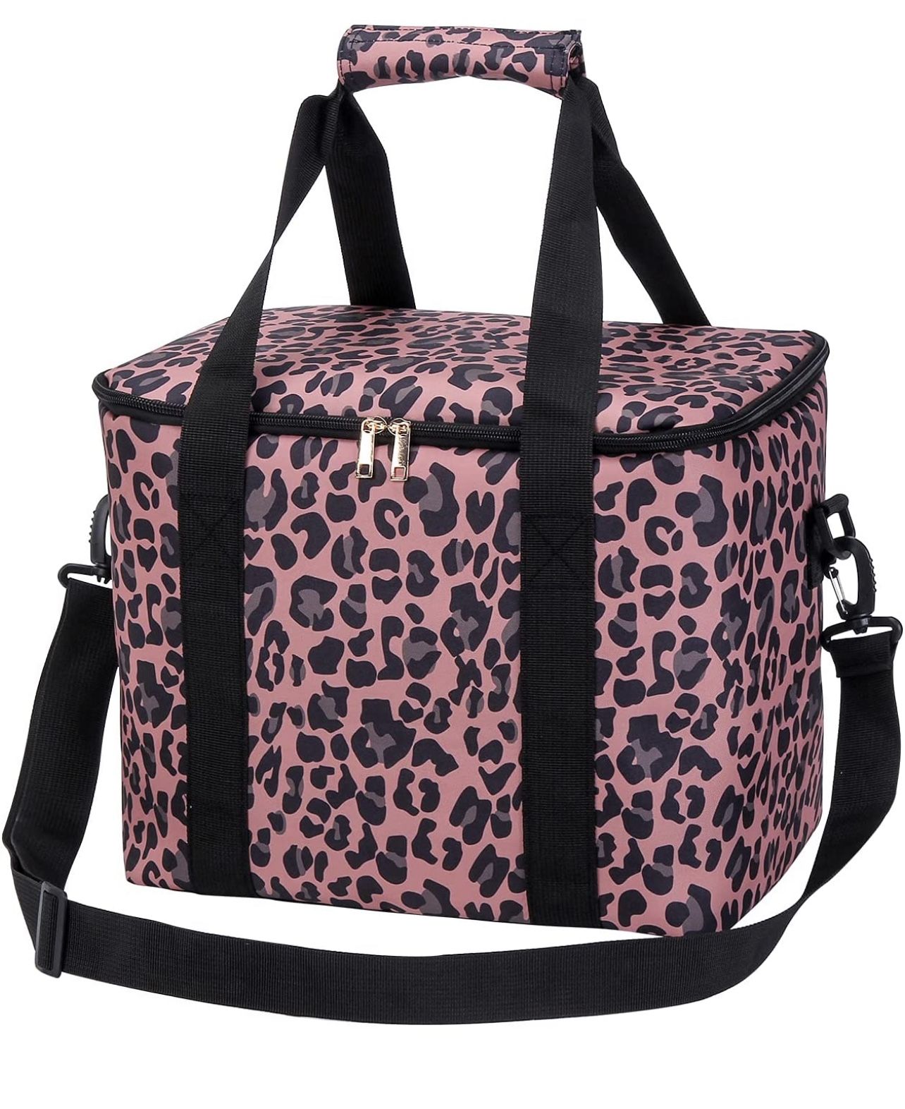 Leopard Lunch Cooler Bag - Large Insulated Lunch Box