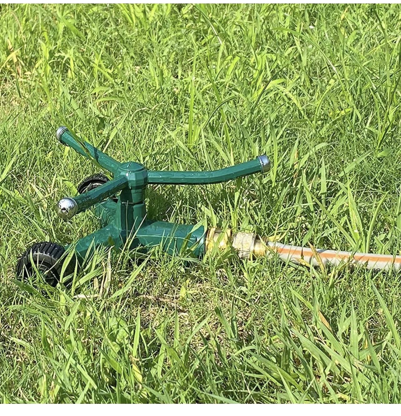 New Lawn Sprinklers for Hoses - Yard 360 Rotating - photo 4