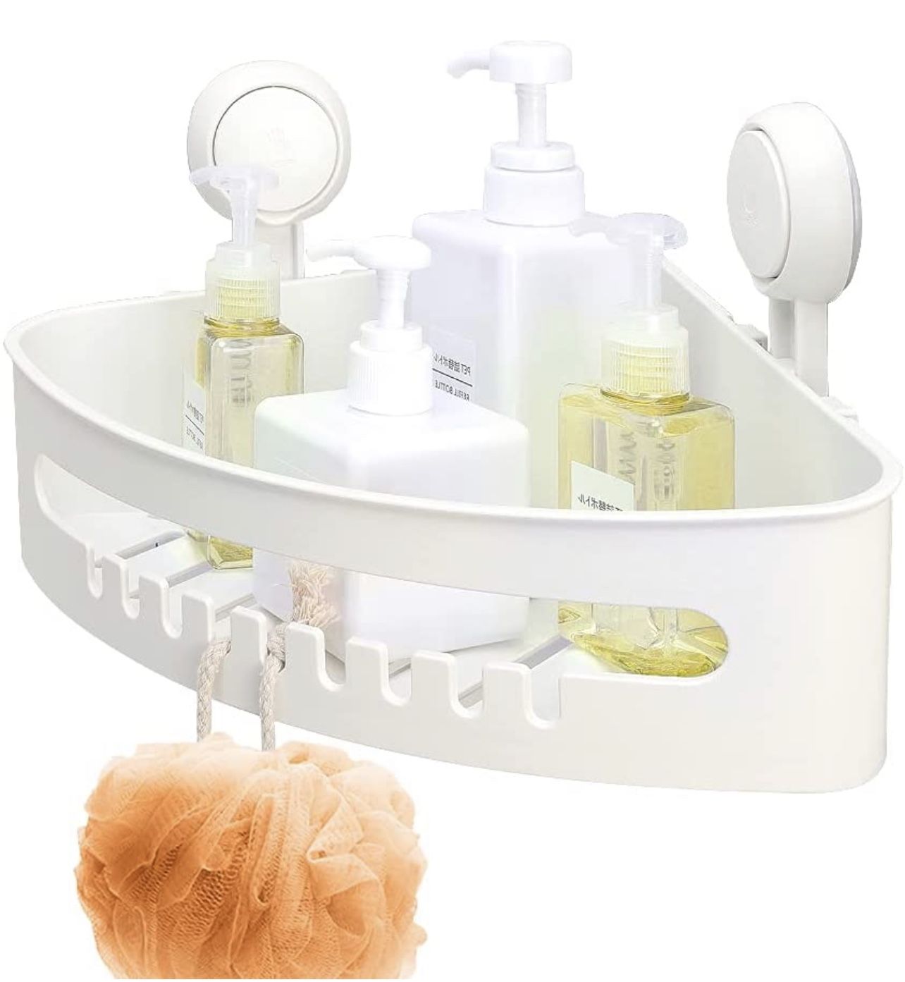 New Never Used Corner Suction Shower Caddy Shelf