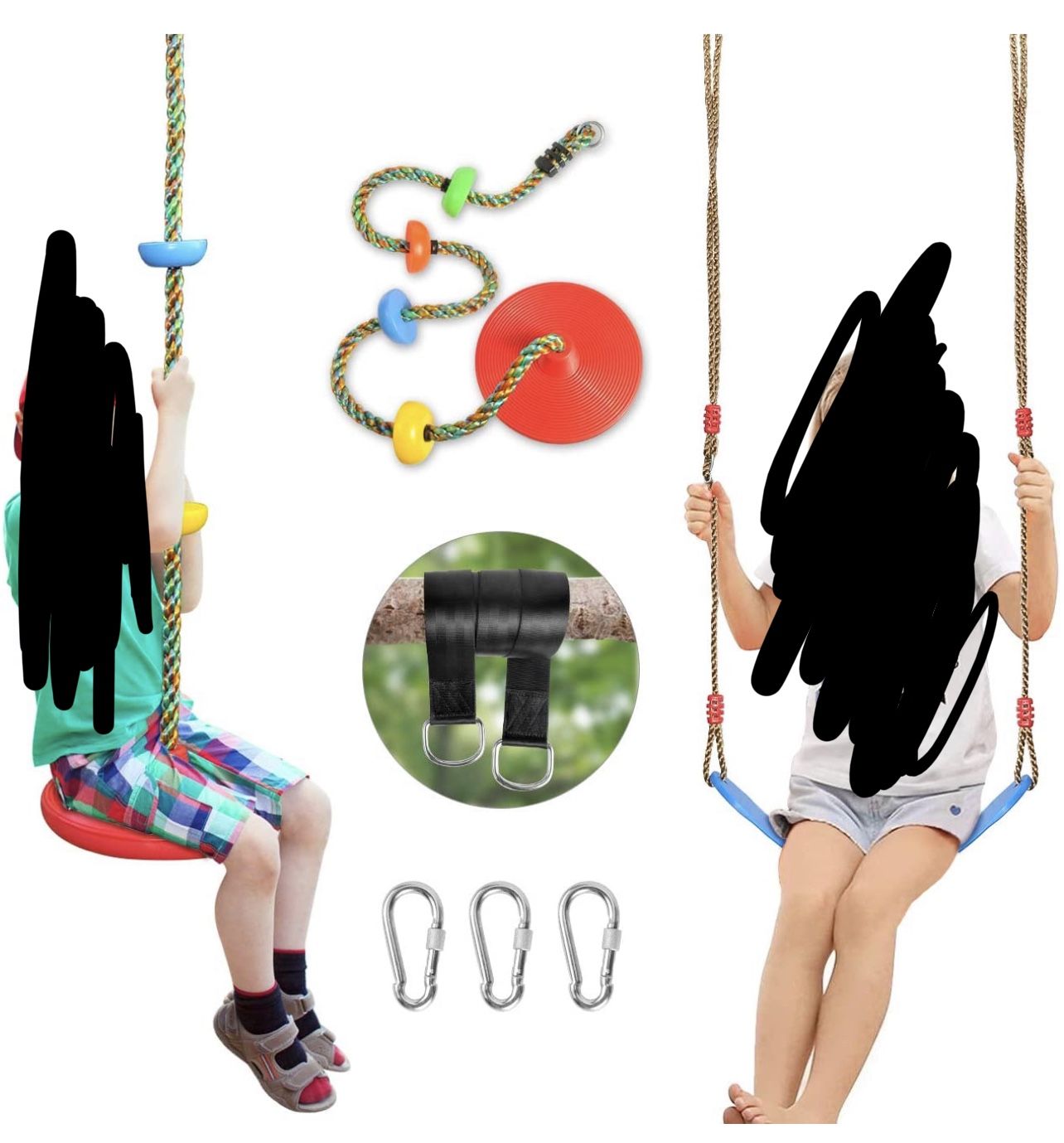 New Never Opened Swing Set 2 Pack Swings Seats - photo 2