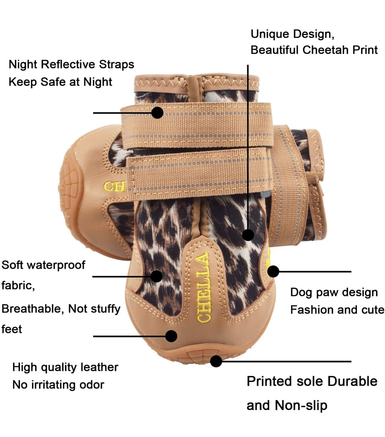 Dog Shoes for Hot Pavement & Paw Protection (Medium) - photo 2