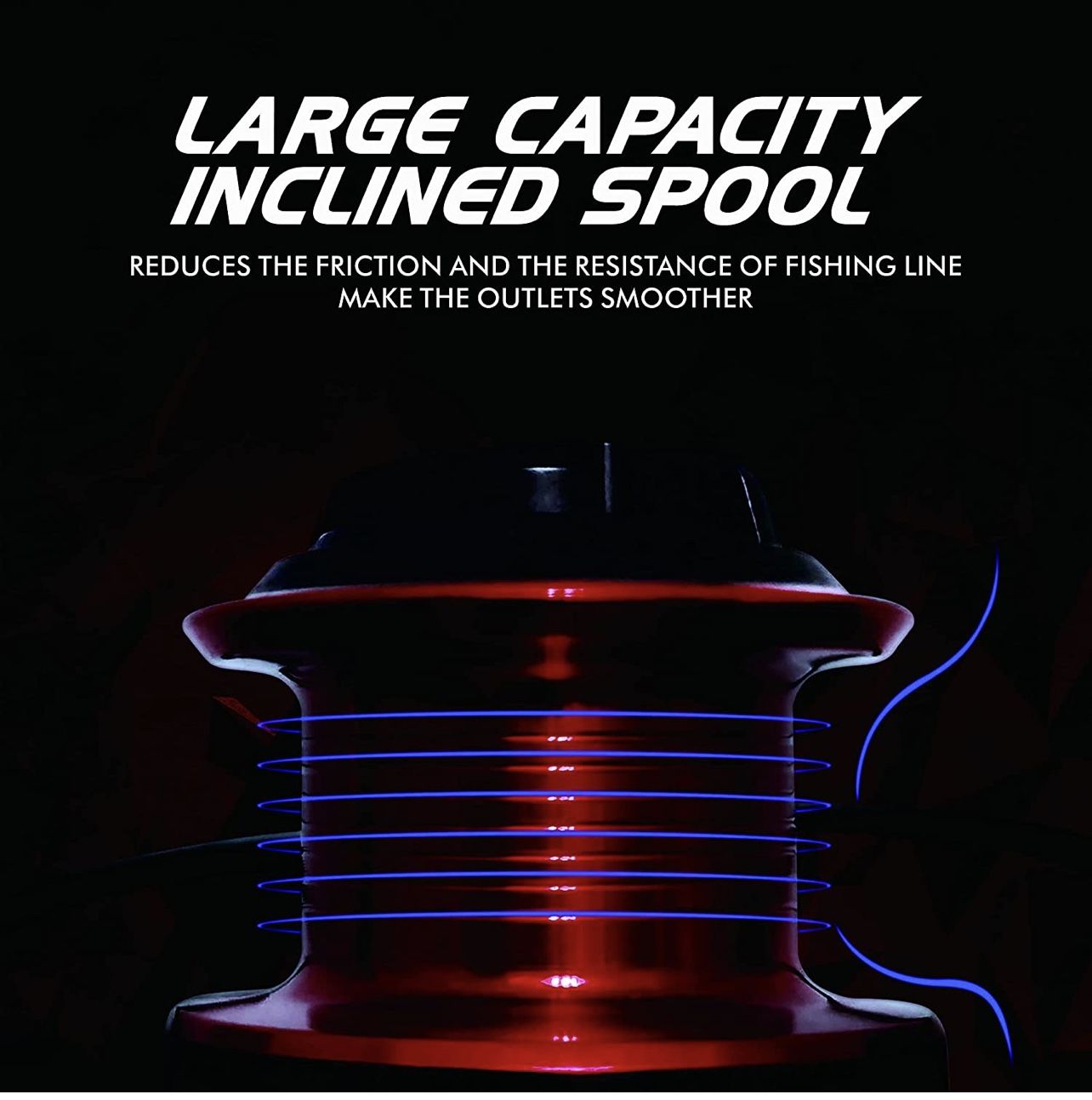 Fishing Reel -5.0:1 Gear Ratio Spinning Reel - photo 5