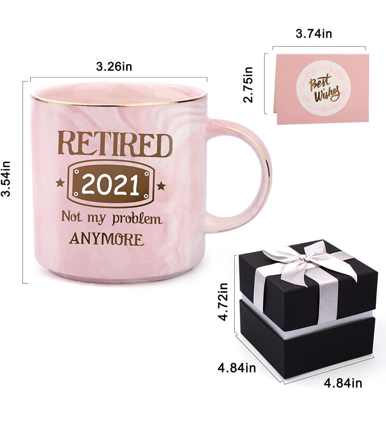 Retirement Gifts for Women 2021 - Retired 2021 Not My Problem An - photo 2