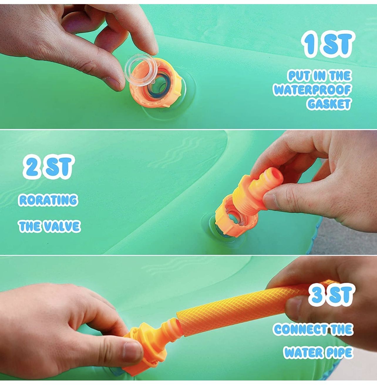 Inflatable Sprinkler Pool for Kids - photo 3