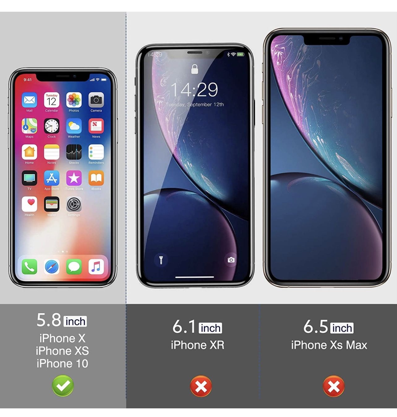 iPhone X/XS Battery Case, 3200mAh Slim Portable Charger - photo 3