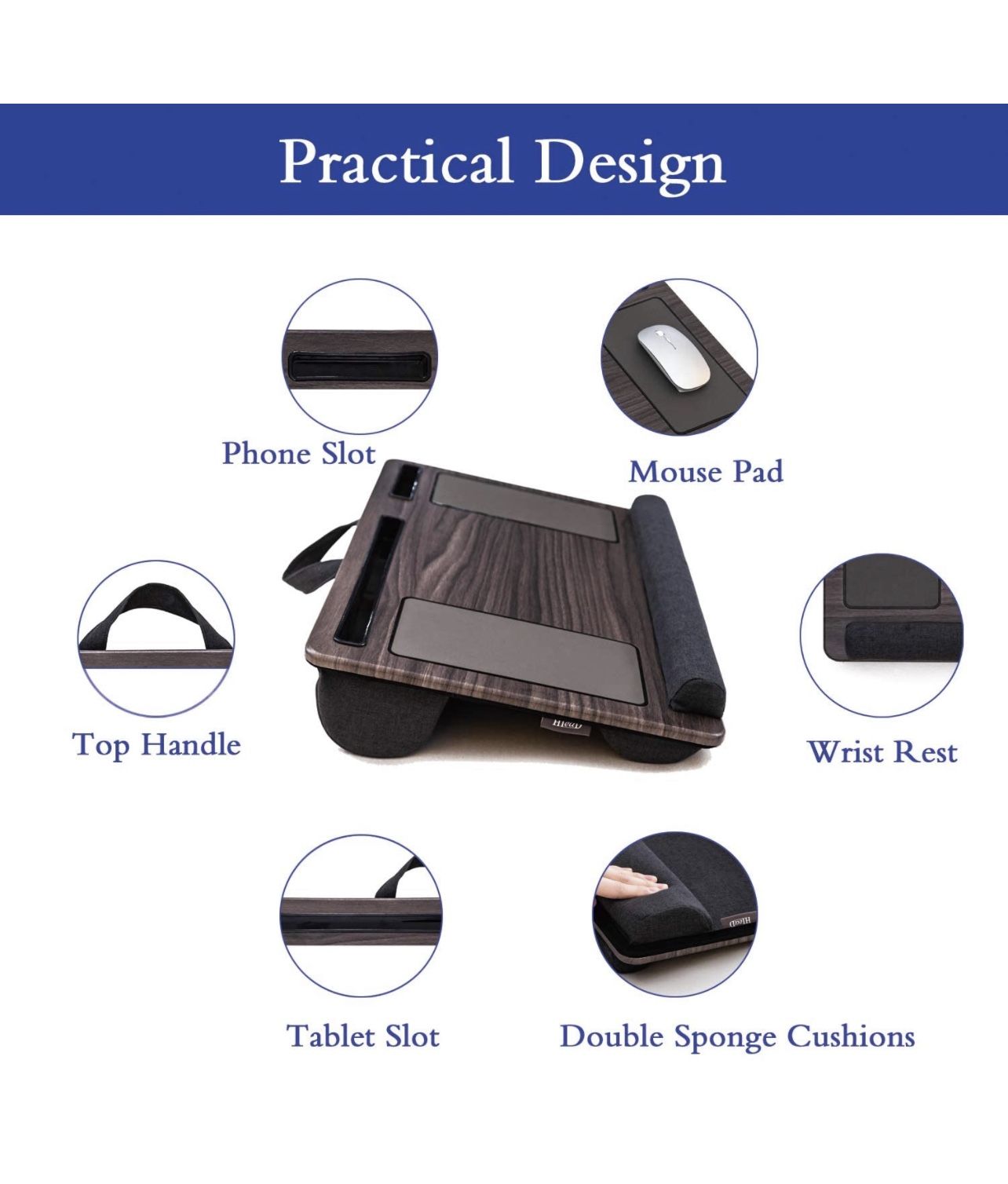 New Laptop Lap Desk for Left/Right Handers - photo 2
