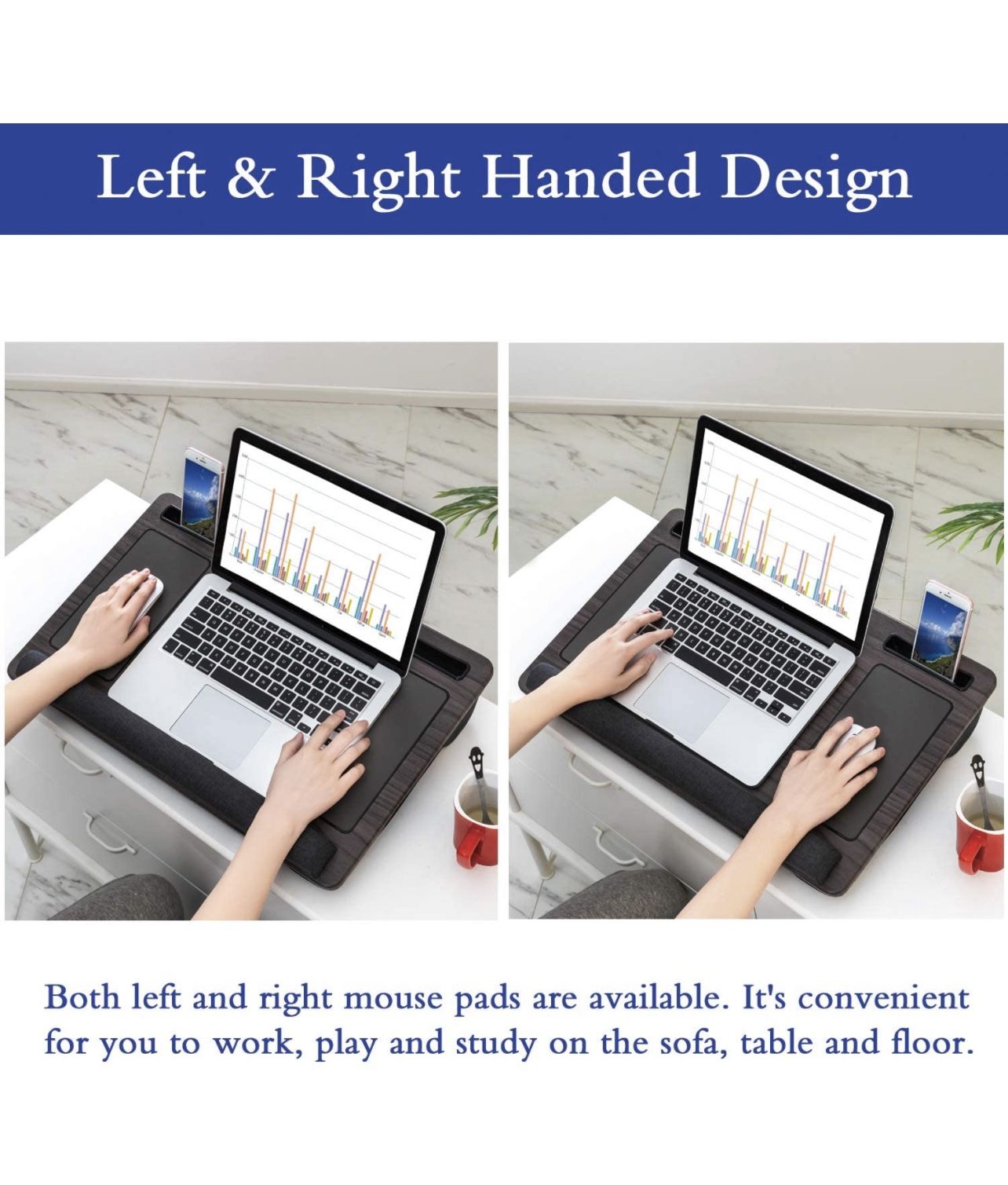 New Laptop Lap Desk for Left/Right Handers - photo 5