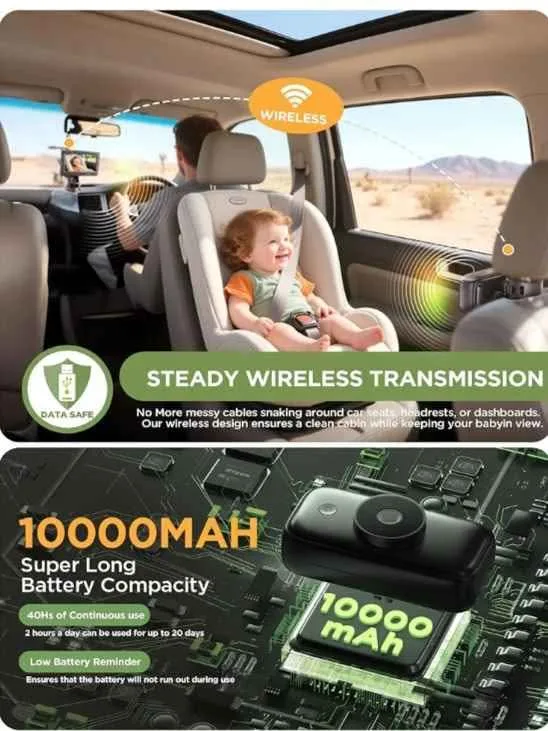 Wireless Baby Car Camera - Brand New In Box image indicator(3)
