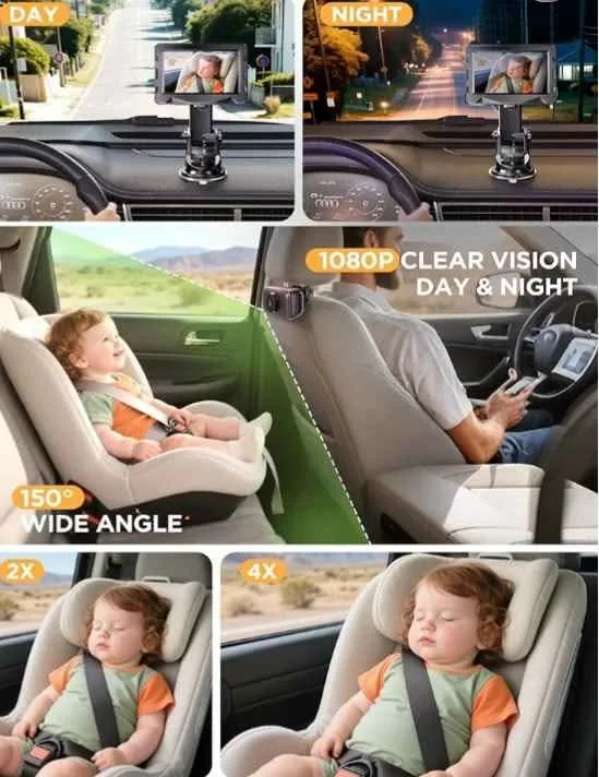 Wireless Baby Car Camera - Brand New In Box image indicator(7)