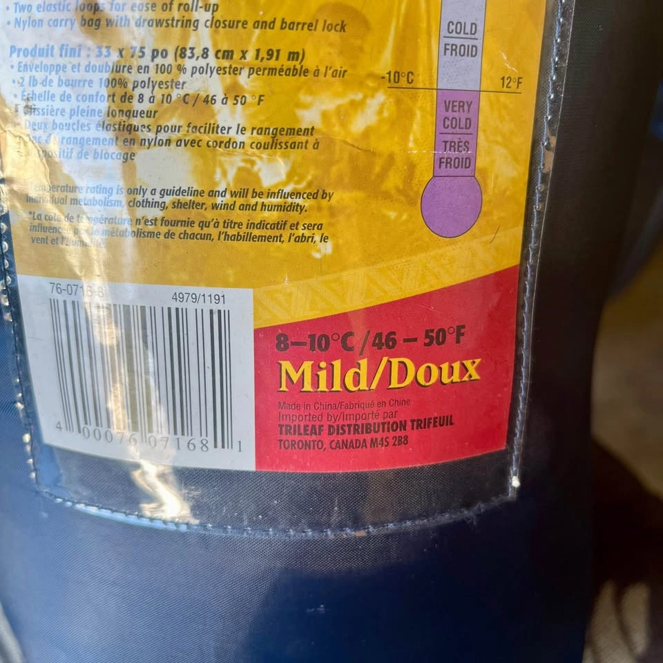 Mild Temperature / Thin Sleeping Bag - photo 4