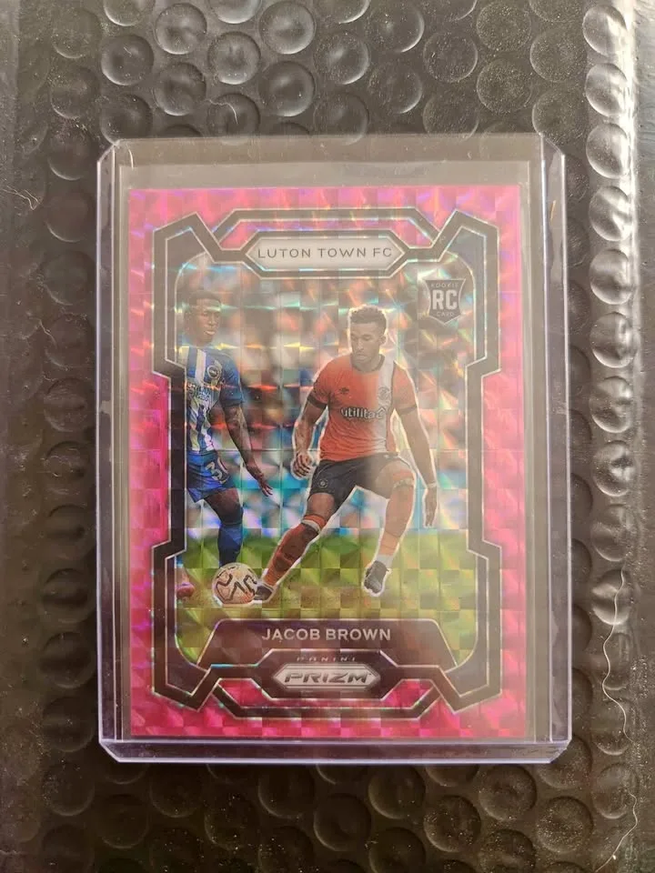 2023 Panini Prizm Jacob Brown Rookie Card (Luton Town) thumbnail