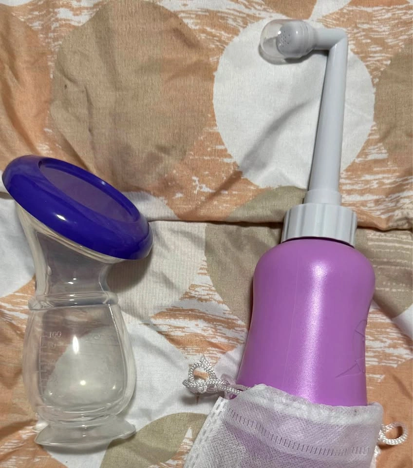 New Peri Bottle & Gently Used Lansinoh Milk Collector
