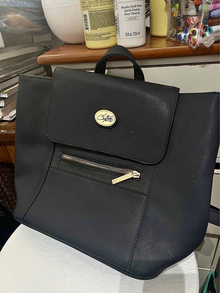 Navy Blue Book Bag