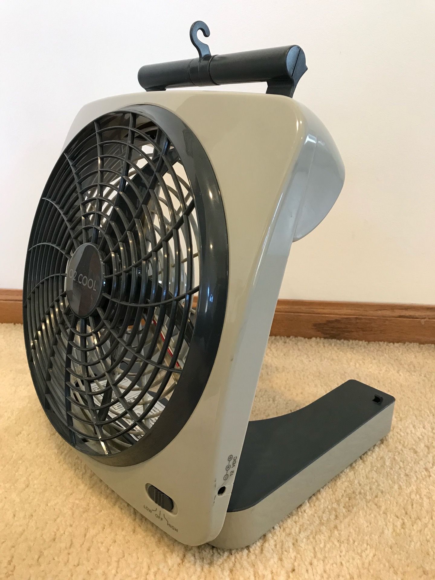 OZARK TRAIL 10 inch PORTABLE 2 SPEED FAN - photo 2