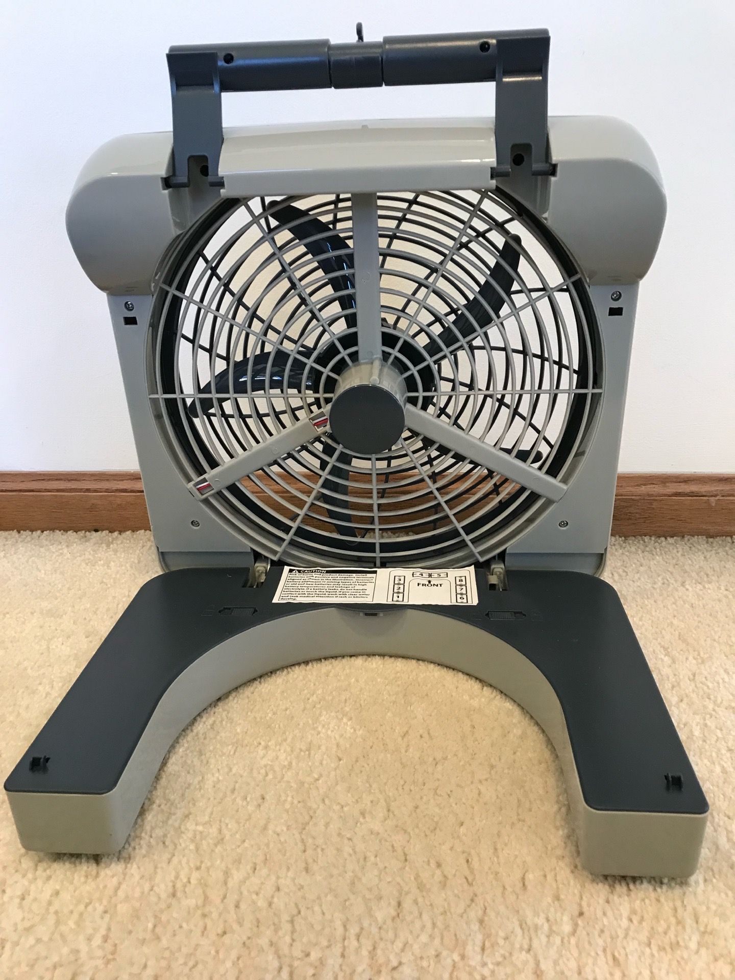 OZARK TRAIL 10 inch PORTABLE 2 SPEED FAN - photo 3