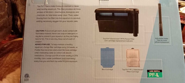 Top Fin PF75 Filter - photo 3