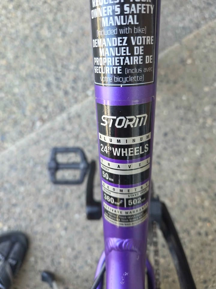 🚲 Norco Storm 24” Bike – Excellent Condition 💜 - photo 3