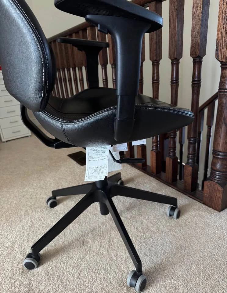 IKEA Gruppspel Office Chair - real leather - photo 3
