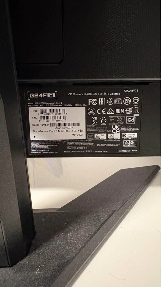 Gigabyte 24” Monitor - photo 2