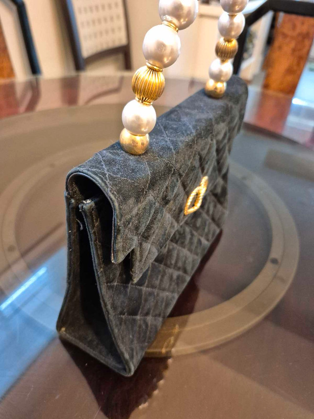 Velvet Beaded Handbag - photo 2