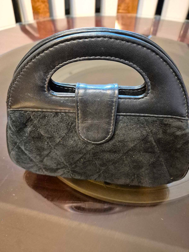 Black Leather Purse