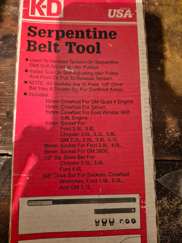 KD Serpentine Belt Tool - photo 3