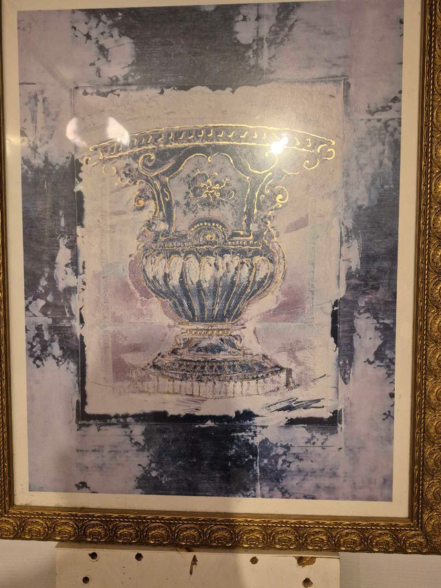 Framed Urn Print 26X32 in