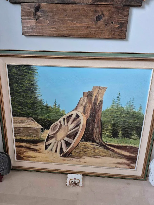 Framed Landscape Painting thumbnail