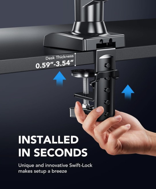 HUANUO Single Monitor Arm Mount - photo 5
