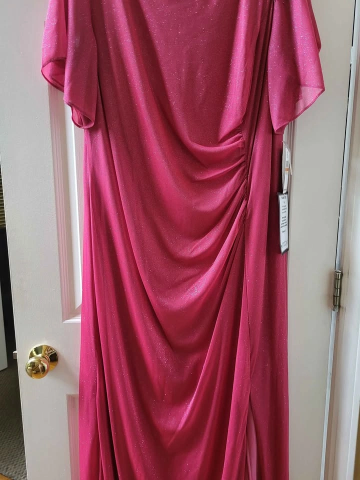 Evening Gown Pink Dress Mother of the Bride/Groom Size 18W SLNY - photo 4