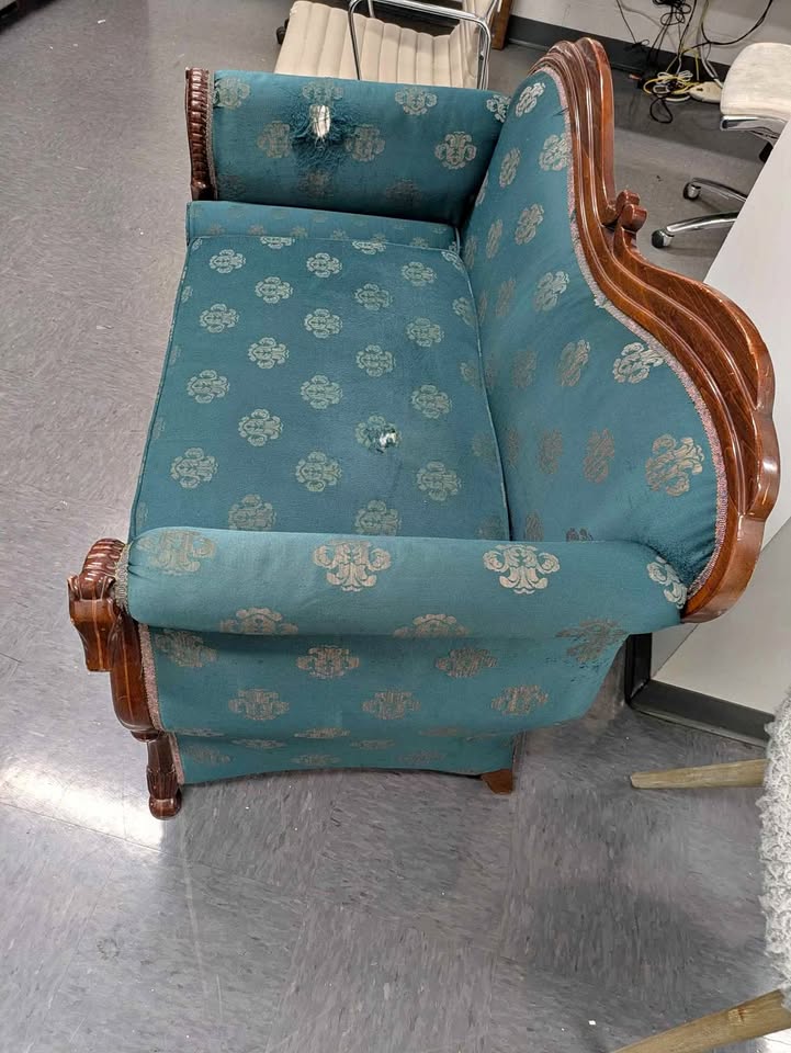 Antique sofa wood