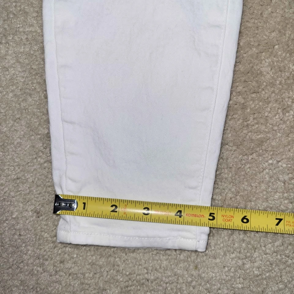 Paige White Verdugo Crop Skinny Jeans Size 29 - photo 5