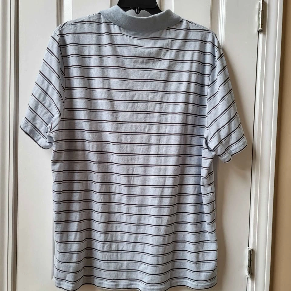 Jos A Bank Reserve Tailored Fit Striped Polo Shirt XL - photo 2