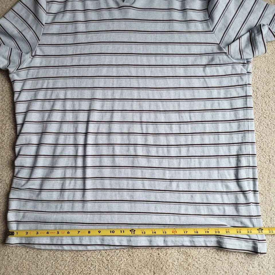 Jos A Bank Reserve Tailored Fit Striped Polo Shirt XL - photo 4