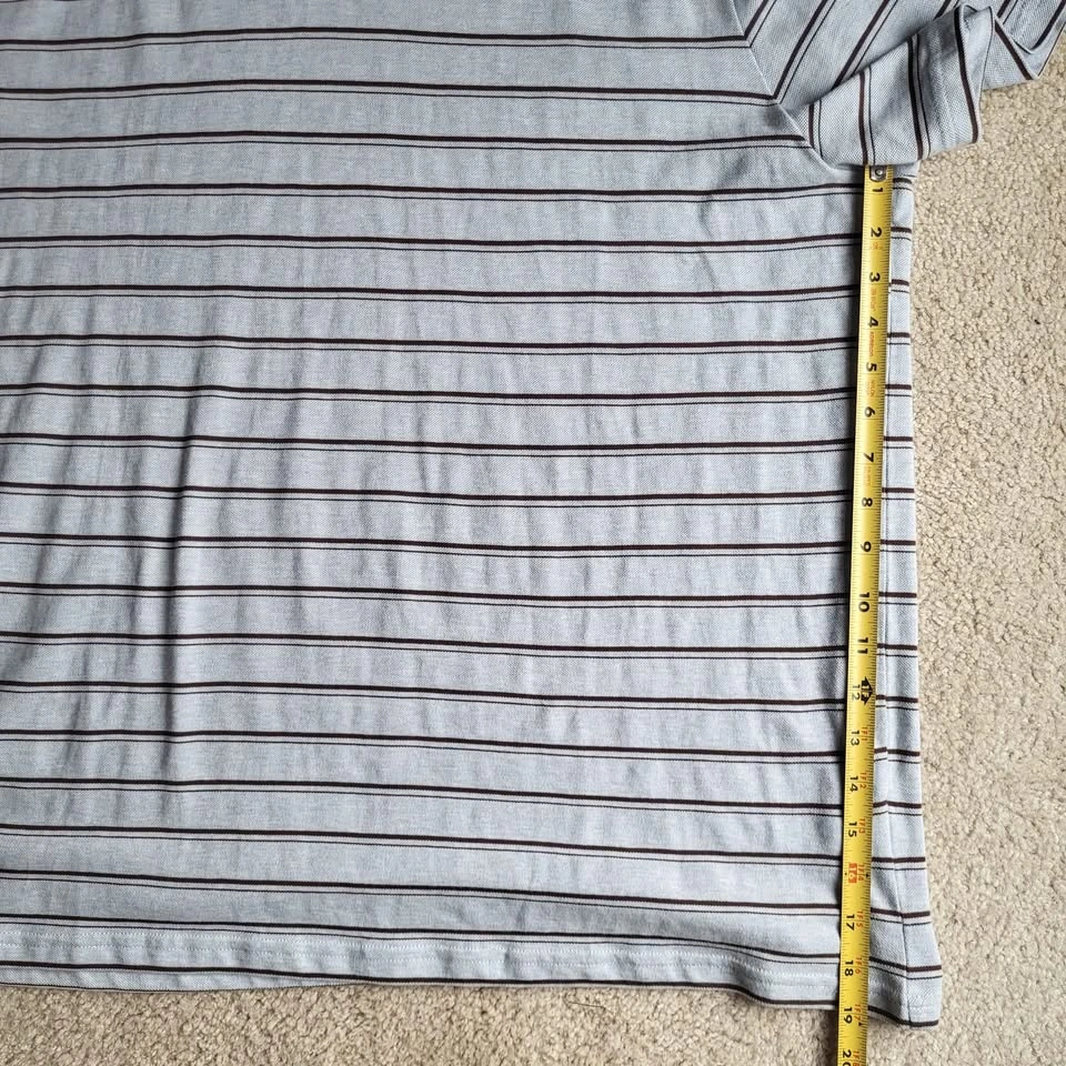 Jos A Bank Reserve Tailored Fit Striped Polo Shirt XL - photo 5