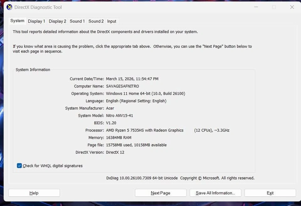 Acer Nitro V Laptop - RTX 3050, 6GB VRAM, 16GB RAM - photo 5