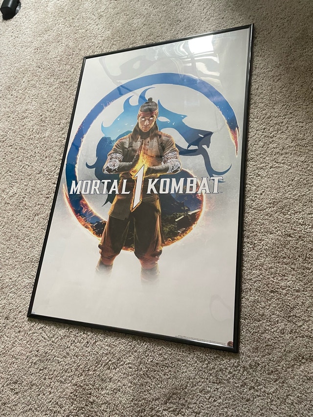 Mortal Kombat 1 Game Poster 22x34 inch - photo 2