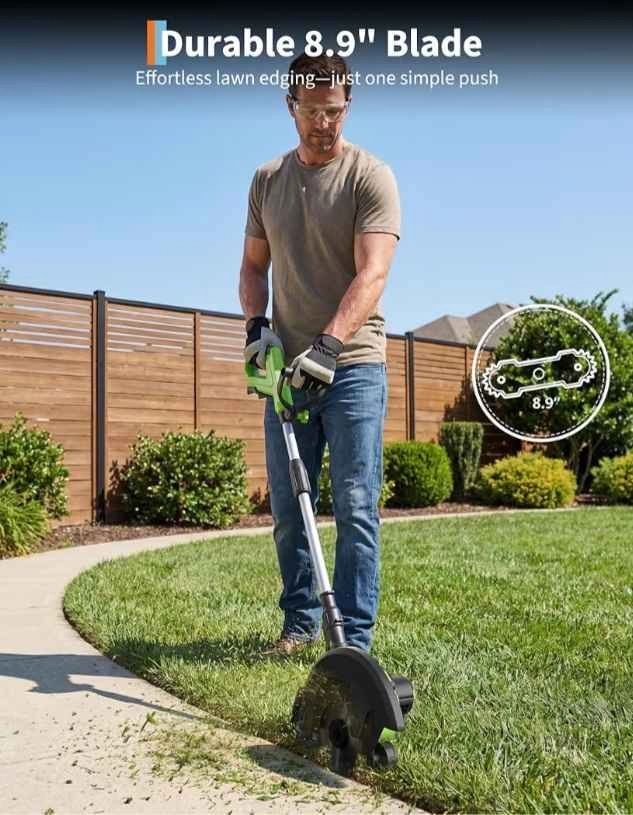GarveeTech Lawn Edger 20v 4.0Ah Grass Cutter - photo 3