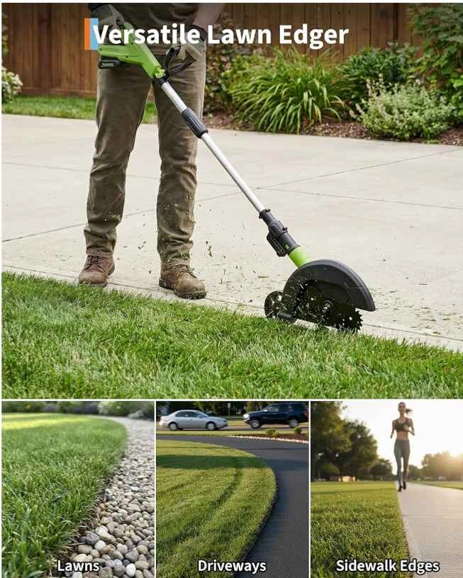 GarveeTech Lawn Edger 20v 4.0Ah Grass Cutter - photo 4