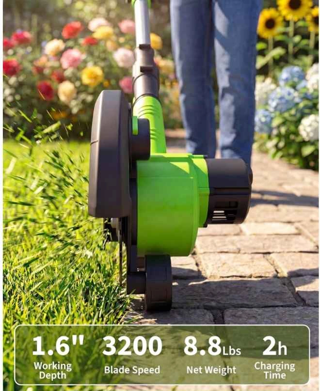 GarveeTech Lawn Edger 20v 4.0Ah Grass Cutter - photo 5