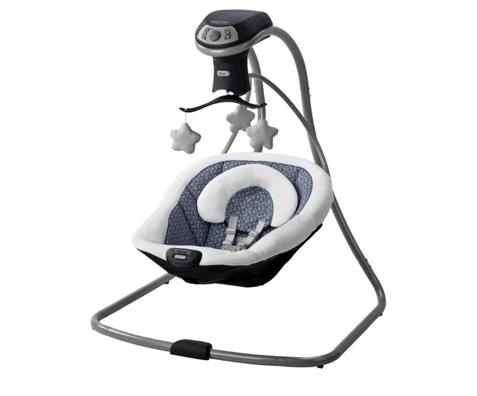 GRACO SIMPLE SWAY LX SWING MULTI-DIRECTIONAL SEAT - HUTTON/GREY