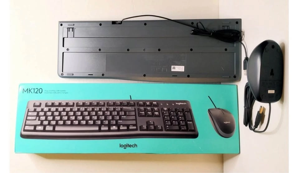 Logitech MK120 USB Keyboard & Mouse Combo - Black - photo 5