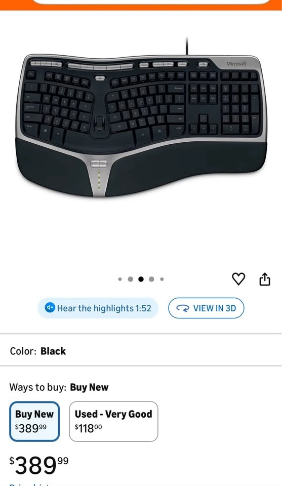 Microsoft Natural Ergonomic Keyboard 4000 - photo 4