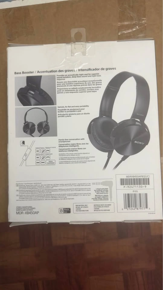 Sony MDR-XB450AP Headphones - photo 2