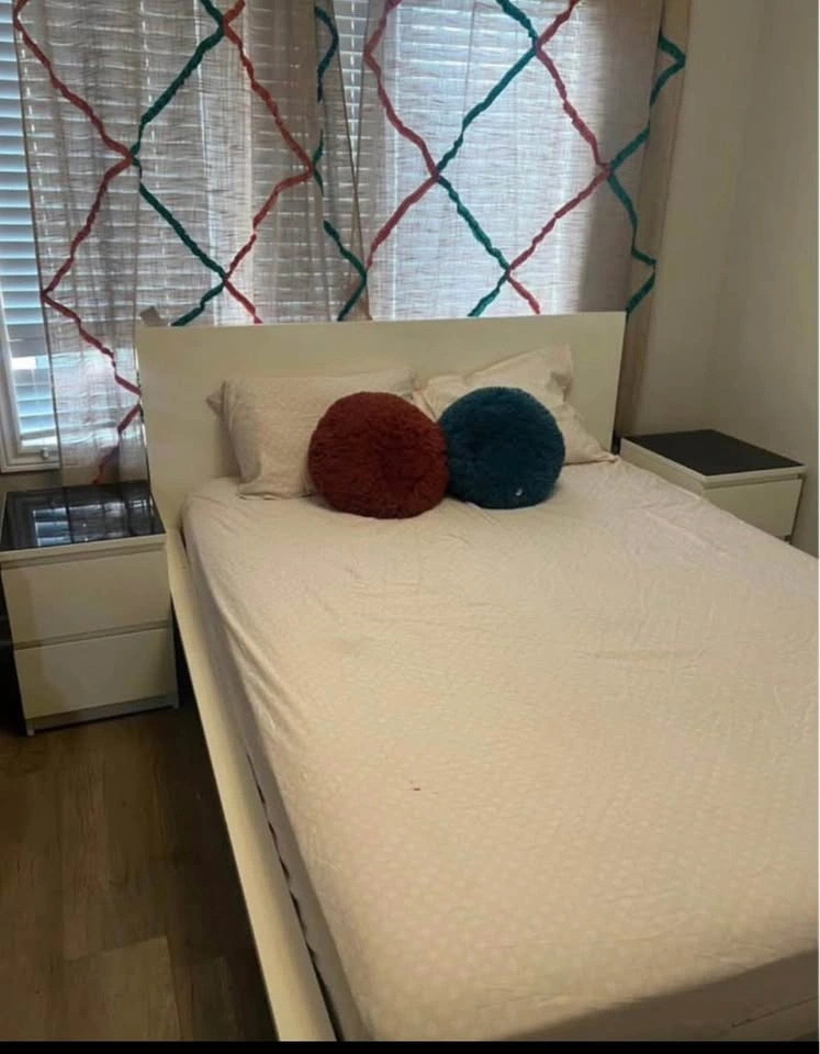 IKEA Queen Bed and Nightstands - photo 2
