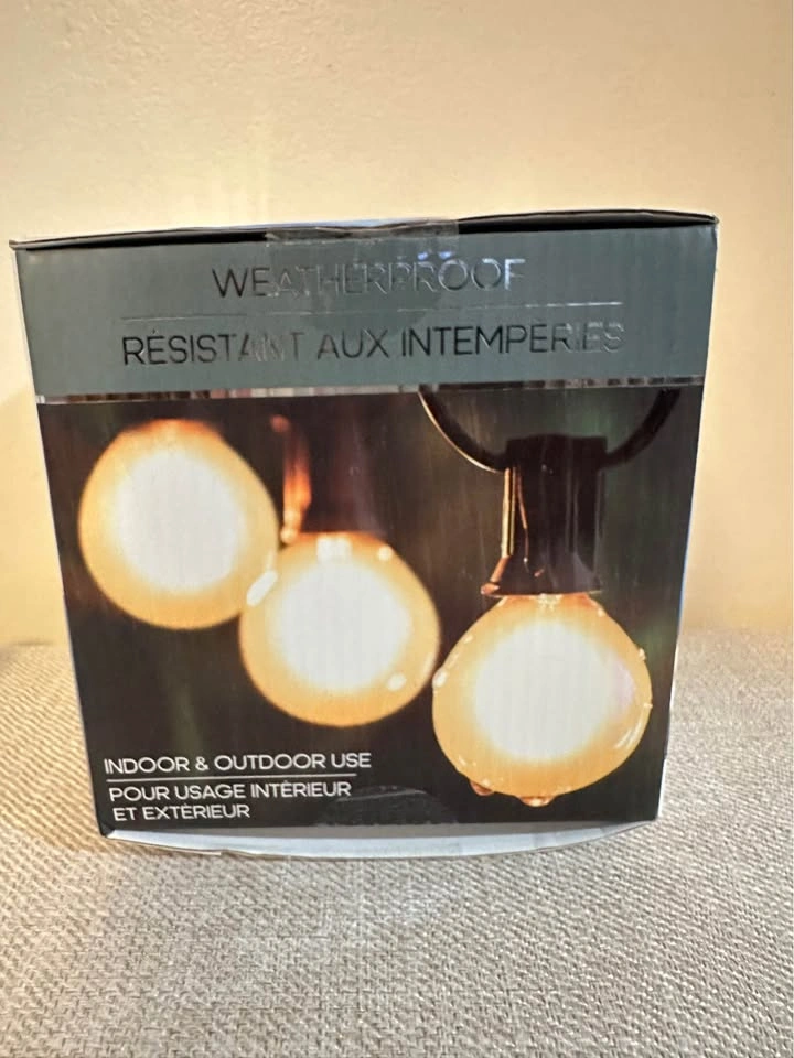 Lumi Bryt Solar Powered LED String Lights 20 Bulbs 16.4 Feet - photo 4