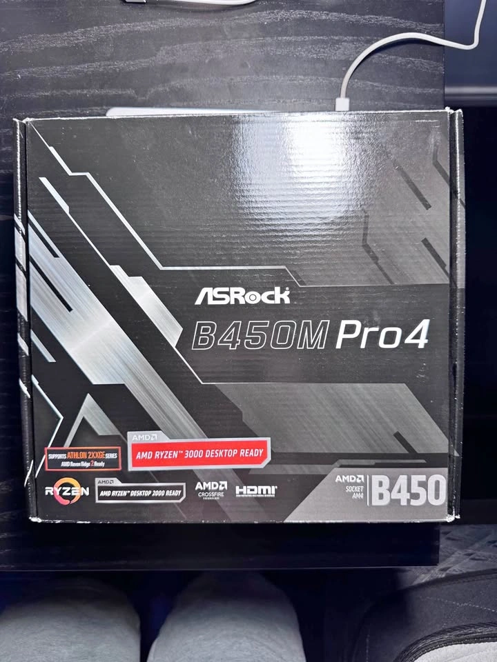 ASRock B450M Pro4 Motherboard - Brand New Sealed