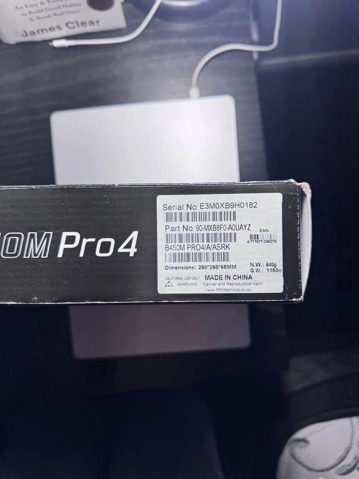 ASRock B450M Pro4 Motherboard - Brand New Sealed - photo 3
